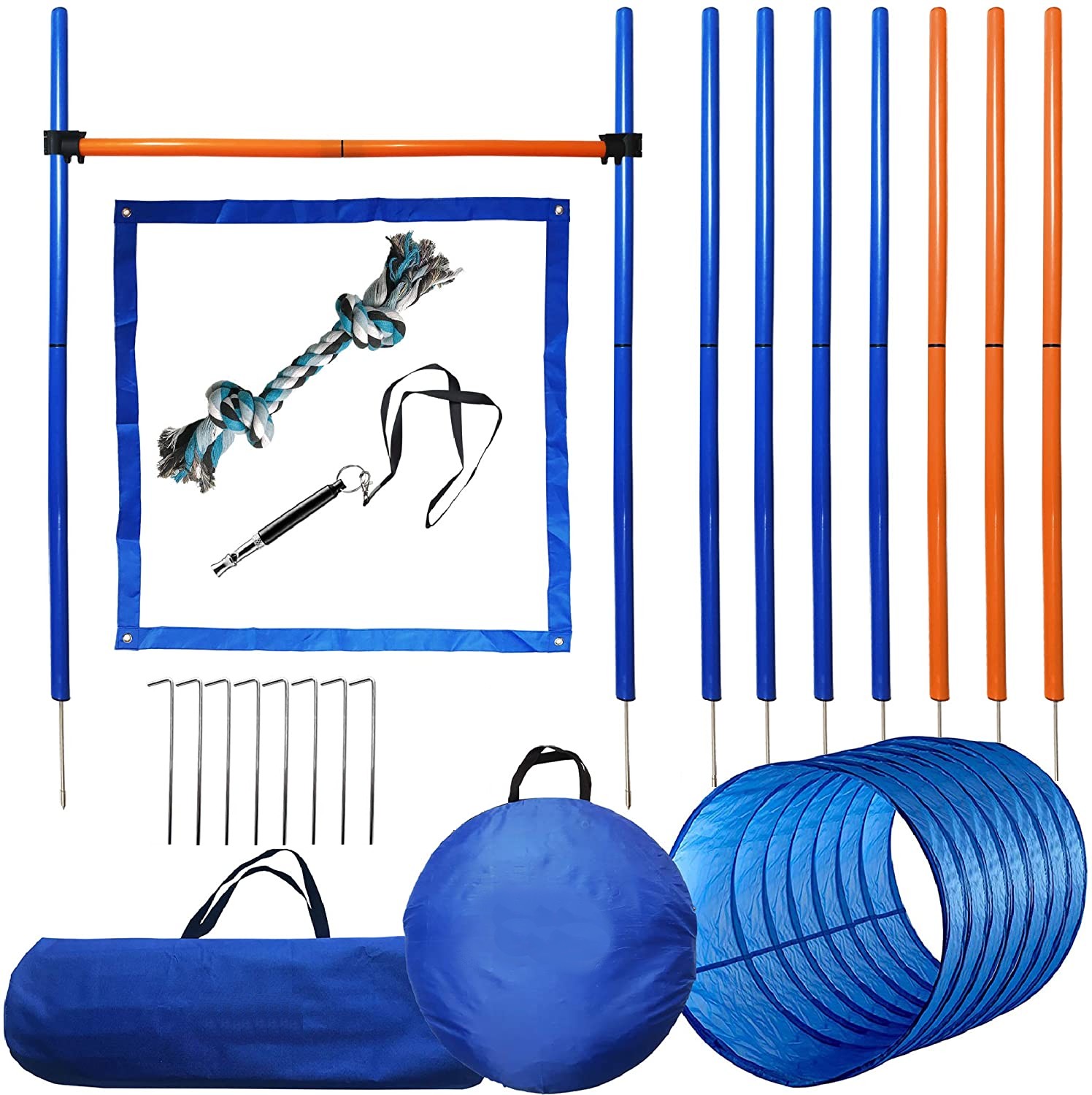 Sports Equipment Kit - Pet Dog Agility Equipment Set Kit