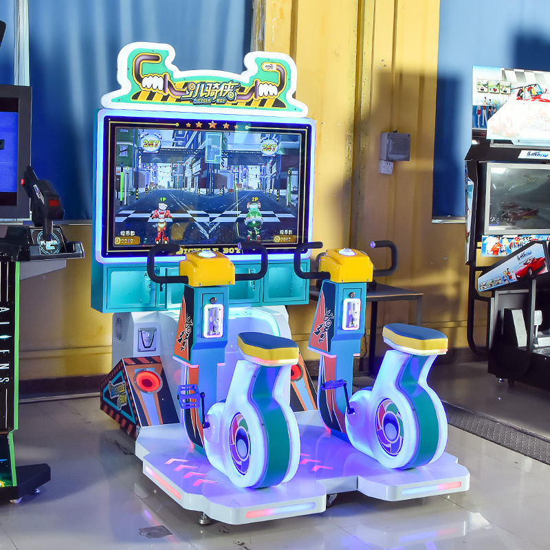 Sports Equipment Video - Coin-operated bicycle simulation game machine Double