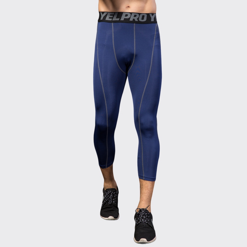 Men Compression Fitness Leggin - Sports Equipment Logos review and price