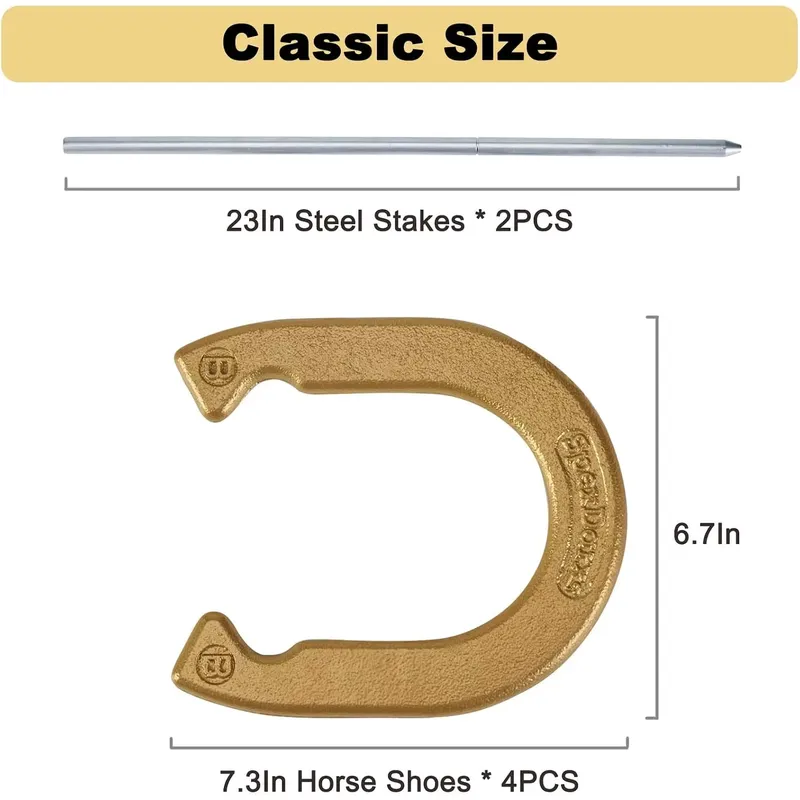 SpexDarxs Classic Horseshoes S - Horseshoe Game Set review and price