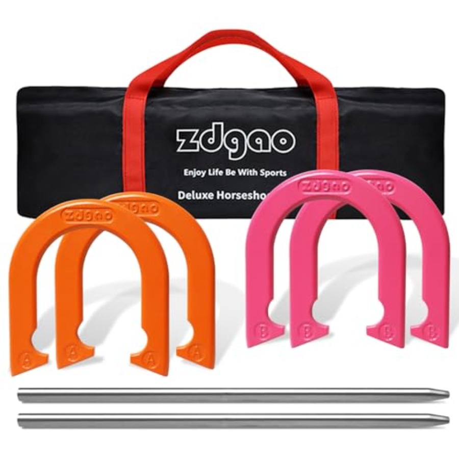 Backyard and beach outdoor gam - Horseshoe Game Set review and price
