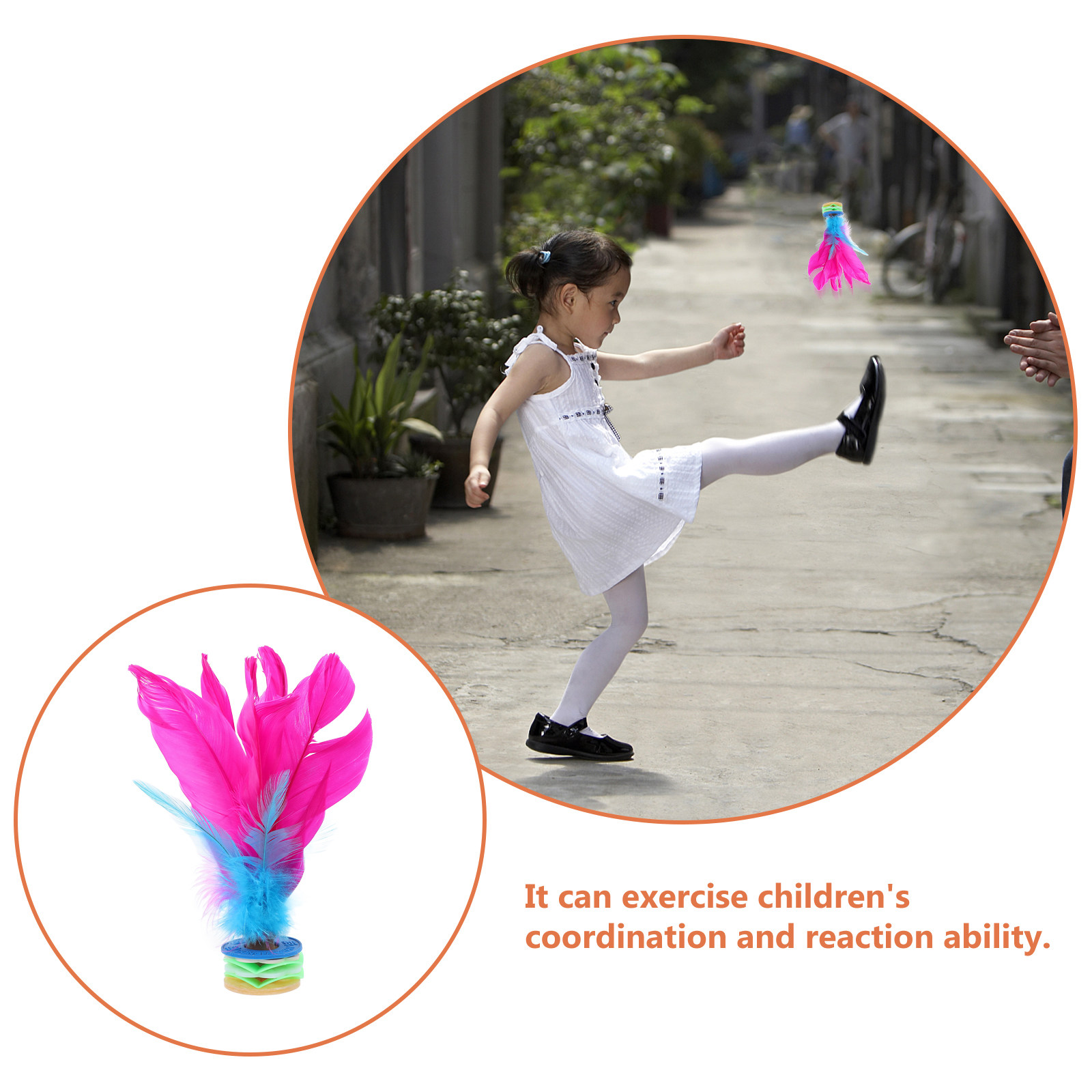 2Pcs Shuttlecock Kick Shuttlec - Sports Equipment In Chinese review and price